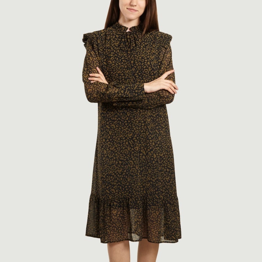 ZILLOW DRESS WITH FLOUNCES, NWT!